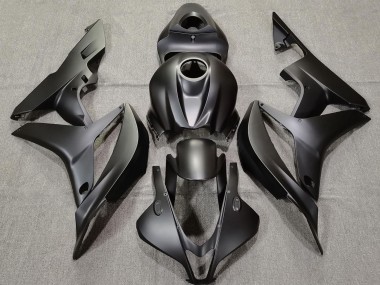 2007-2008 Plain Matte Black CBR600RR Fairings