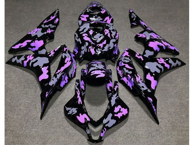 2007-2008 Purple and Grey Camouflage CBR600RR Fairings