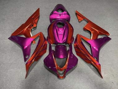 2007-2008 Red & Violet CBR600RR Fairings