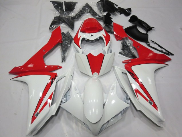 2007-2008 White Red custom R1 Fairings 2007-2008 White Red custom R1 Fairings