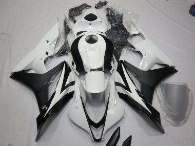 2007-2008 White and Black OEM Style CBR600RR Fairings