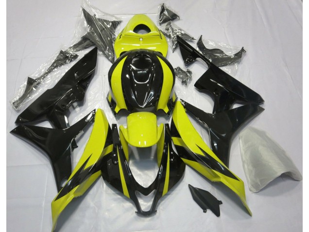 2007-2008 Yellow and Black OEM Design CBR600RR Fairings