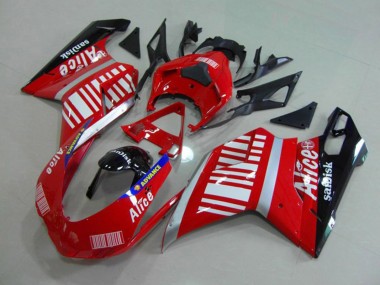 2007-2014 Alice Red Ducati 848 1098 1198 Fairings