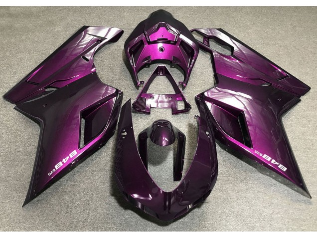 2007-2014 Deep Pink Ducati 848 1098 1198 Fairings
