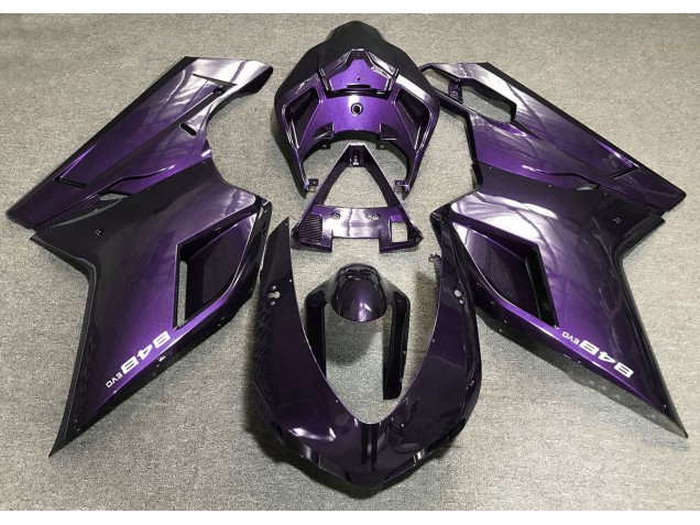 2007-2014 Deep Purple Ducati 848 1098 1198 Fairings