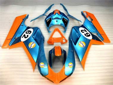 2007-2014 Matte Gulf Ducati 848 1098 1198 Fairings
