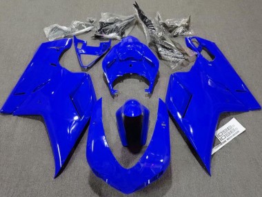 2007-2014 Plain Gloss Blue Ducati 848 1098 1198 Fairings