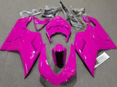 2007-2014 Plain Gloss Pink Ducati 848 1098 1198 Fairings