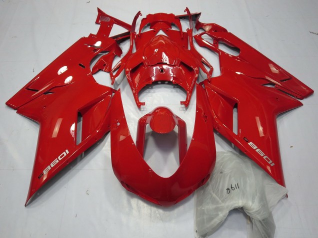 2007-2014 Red 1098 Ducati 848 1098 1198 Fairings 2007-2014 Red 1098 Ducati 848 1098 1198 Fairings