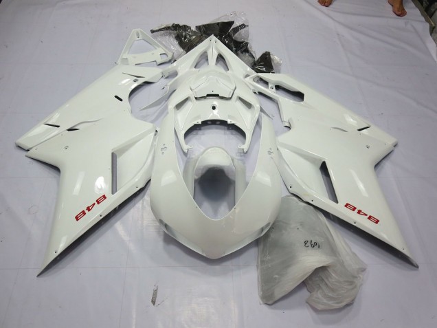 2007-2014 White Pearl Ducati 848 1098 1198 Fairings 2007-2014 White Pearl Ducati 848 1098 1198 Fairings