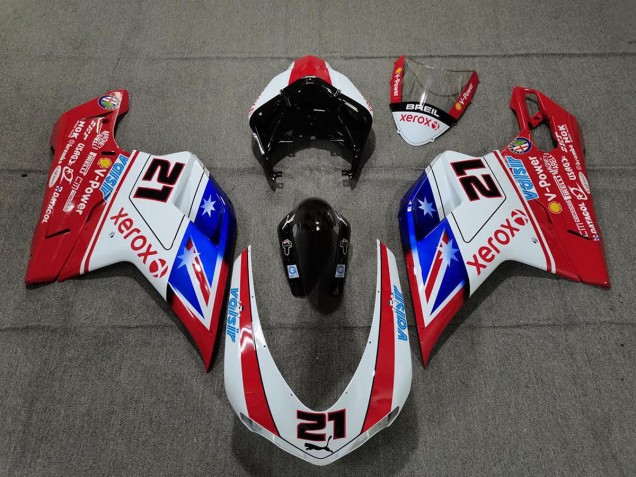 2007-2014 Xerox Ducati 848 1098 1198 Fairings 2007-2014 Xerox Ducati 848 1098 1198 Fairings