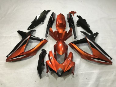 2008-2010 Burnt Orange GSXR 600-750 Fairings