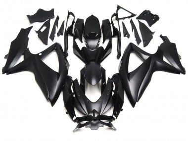 2008-2010 Deep Matte Black GSXR 600-750 Fairings