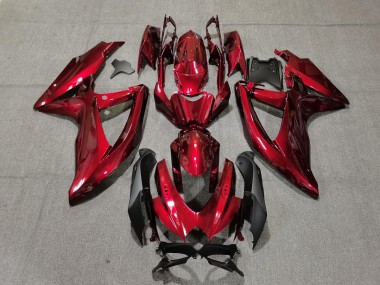 2008-2010 Deep Red GSXR 600-750 Fairings