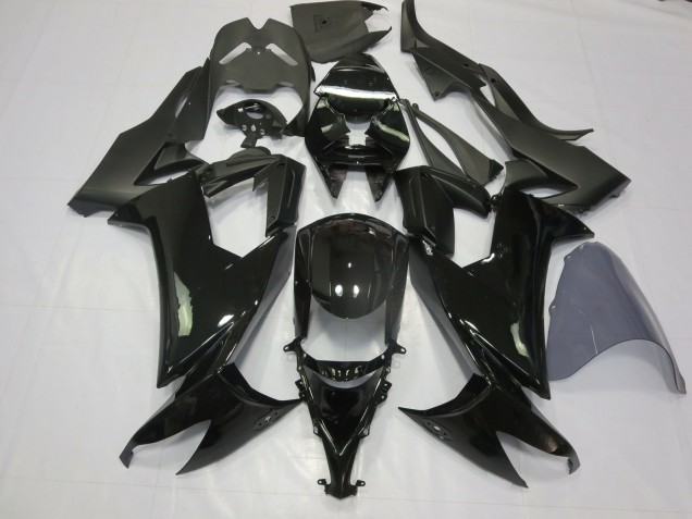 2008-2010 Gloss Black ZX10R Fairings 2008-2010 Gloss Black ZX10R Fairings