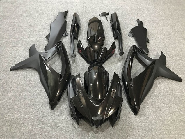 2008-2010 Gloss / Matte Black GSXR 600-750 Fairings
