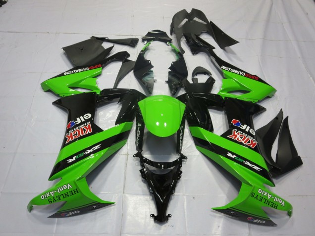 2008-2010 Green and Black ZX10R Fairings 2008-2010 Green and Black ZX10R Fairings
