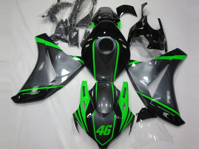 2008-2011 Grey Motul & Green CBR1000RR Fairings 2008-2011 Grey Motul & Green CBR1000RR Fairings