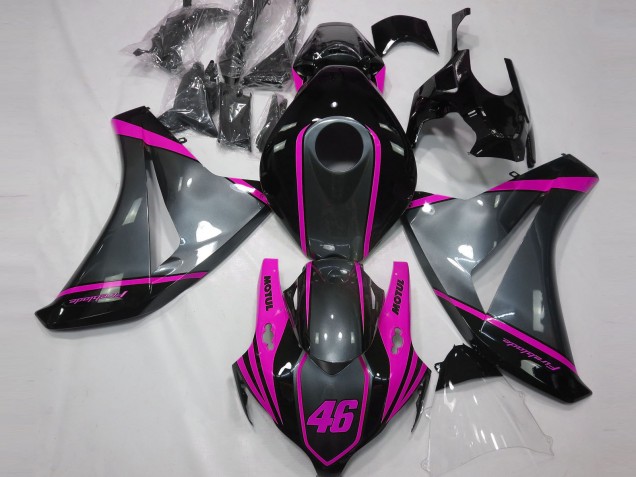 2008-2011 Grey Motul & Pink CBR1000RR Fairings