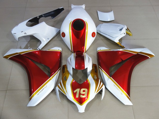 2008-2011 Red and White 19 CBR1000RR Fairings 2008-2011 Red and White 19 CBR1000RR Fairings