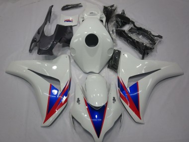 2008-2011 White Blue Red CBR1000RR Fairings