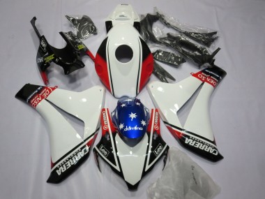 2008-2011 White Carrera CBR1000RR Fairings