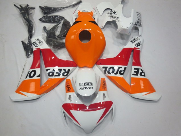 2008-2011 White Repsol CBR1000RR Fairings