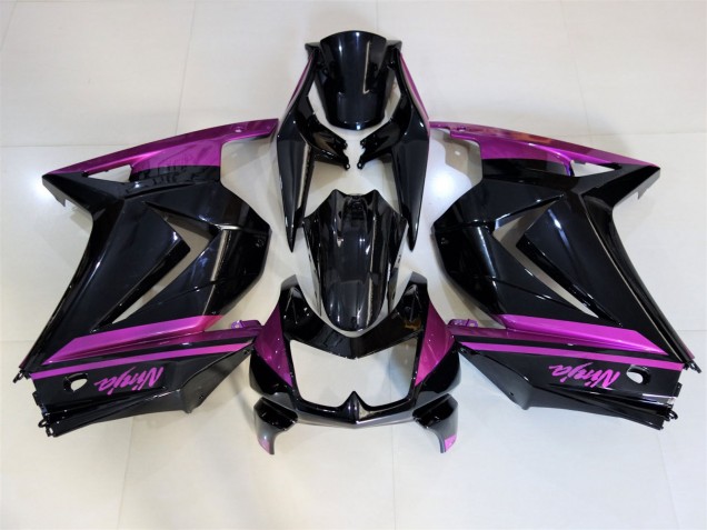 2008-2012 Gloss Black & Purple Ninja 250 Fairings 2008-2012 Gloss Black & Purple Ninja 250 Fairings
