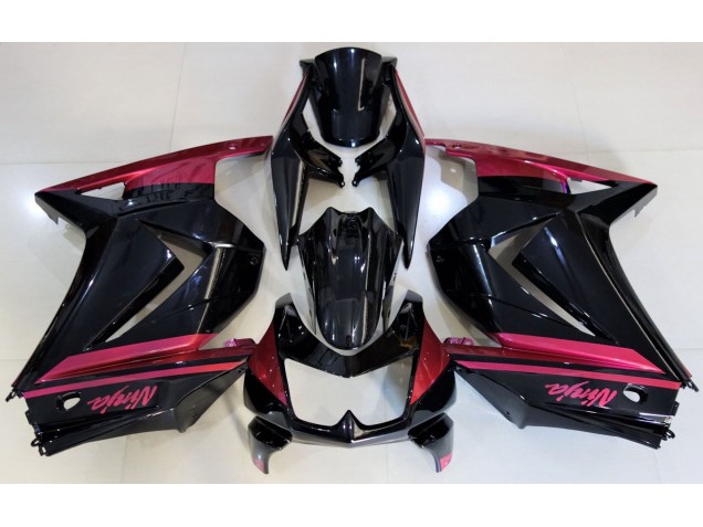 2008-2012 Gloss Black & Red Ninja 250 Fairings 2008-2012 Gloss Black & Red Ninja 250 Fairings