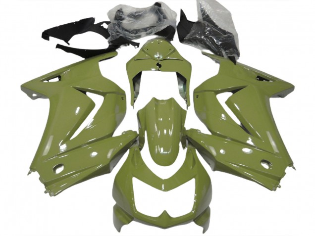 2008-2012 Gloss Olive Ninja 250 Fairings 2008-2012 Gloss Olive Ninja 250 Fairings