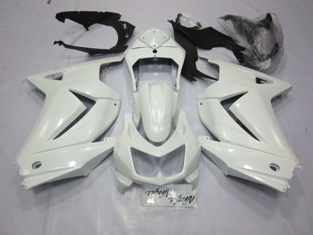 2008-2012 Gloss White Ninja 250 Fairings 2008-2012 Gloss White Ninja 250 Fairings