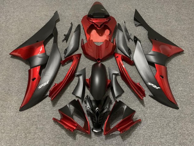 2008-2016 Custom OEM Style Red / Black R6 Fairings 2008-2016 Custom OEM Style Red / Black R6 Fairings