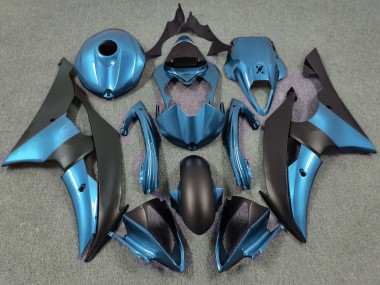 2008-2016 Electric Blue and Matte Black R6 Fairings