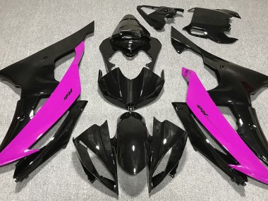 2008-2016 Gloss Black & Pink R6 Fairings