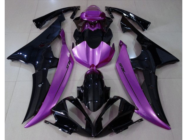 2008-2016 Gloss Black & Rose Purple R6 Fairings 2008-2016 Gloss Black & Rose Purple R6 Fairings