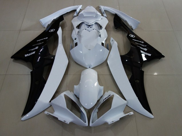 2008-2016 Gloss White / Black R6 Fairings
