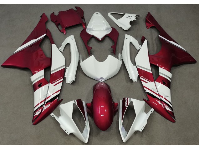 2008-2016 Gloss White and Red OEM Style R6 Fairings 2008-2016 Gloss White and Red OEM Style R6 Fairings