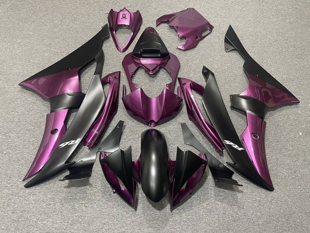 2008-2016 Light Purple and Matte Black R6 Fairings 2008-2016 Light Purple and Matte Black R6 Fairings
