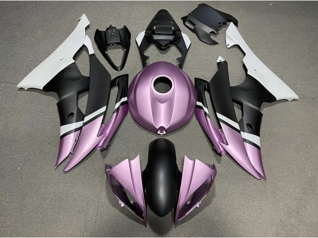 2008-2016 Matte Black and Light Purple R6 Fairings