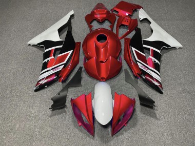 2008-2016 Red Black and White OEM Style R6 Fairings