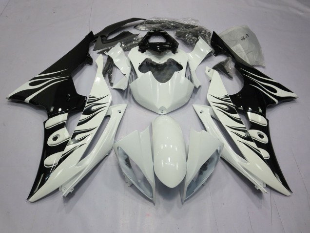 2008-2016 White Flame R6 Fairings