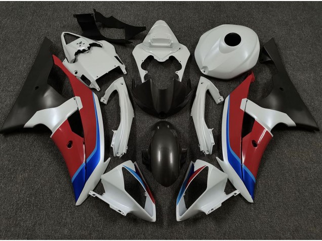 2008-2016 White Red and Blue R6 Fairings 2008-2016 White Red and Blue R6 Fairings
