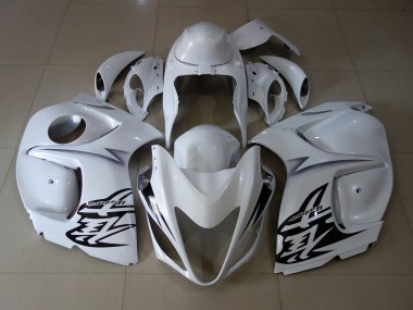 2008-2020 White GSXR 1300 Hayabusa Fairings