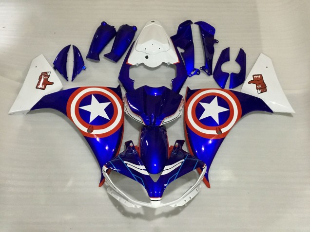 2009-2011 Captain America R1 Fairings 2009-2011 Captain America R1 Fairings