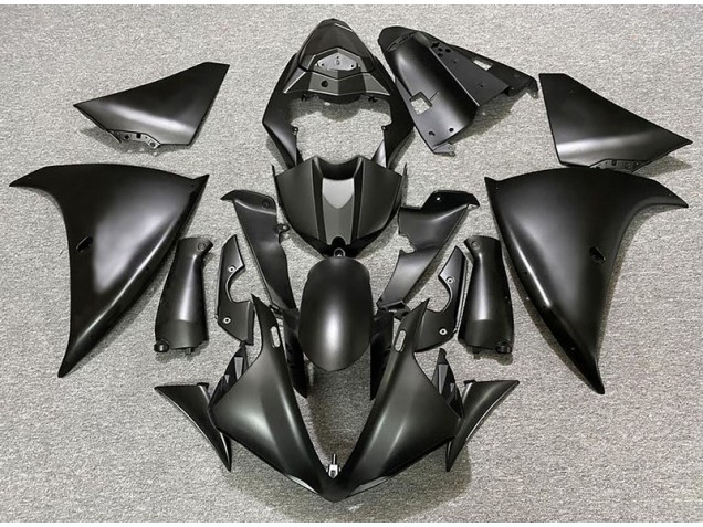 2009-2011 Matte Black & Gold R1 Fairings