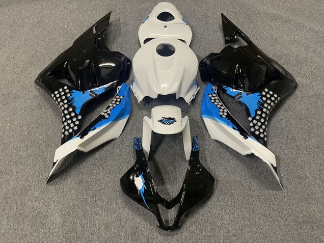 2009-2012 Black Blue and White CBR600RR Fairings 2009-2012 Black Blue and White CBR600RR Fairings