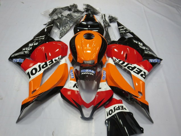 2009-2012 Black Repsol CBR600RR Fairings