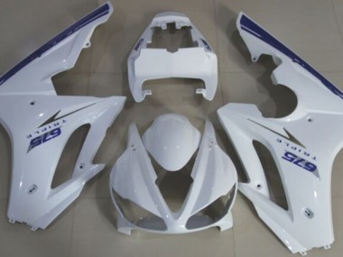 2009-2012 Blue White OEM Style Daytona 675 Fairings
