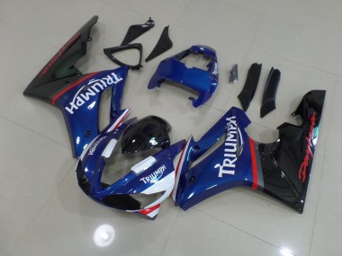 2009-2012 Blue and White Daytona 675 Fairings