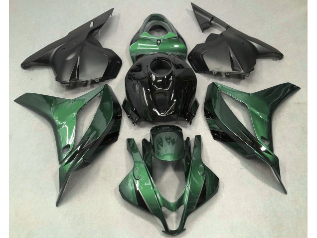 2009-2012 Deep Green with Black CBR600RR Fairings